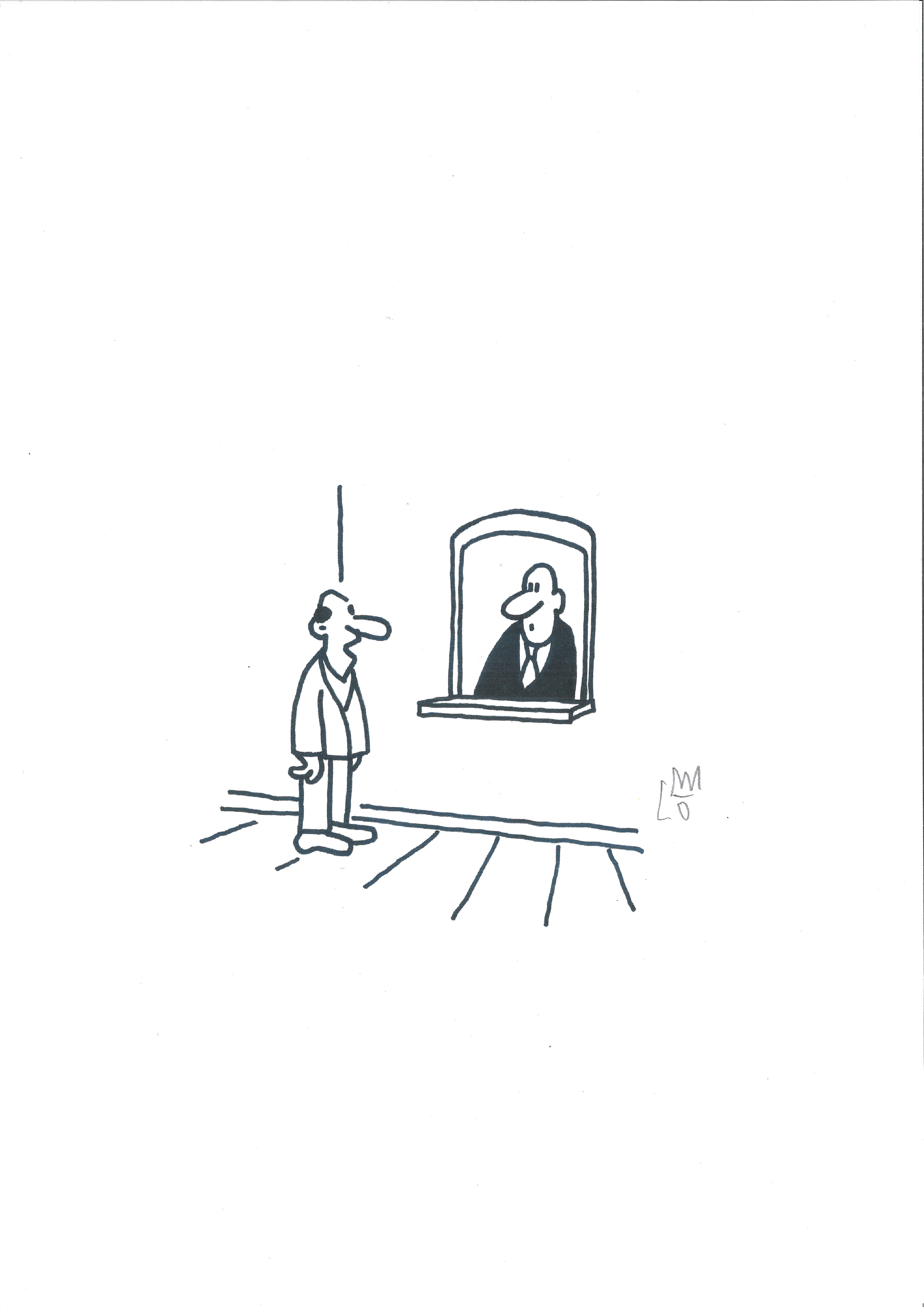 Tortengraf – Originalzeichnung